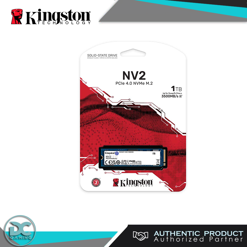 1TB Kingston NV2 NVMe PCIe SSD